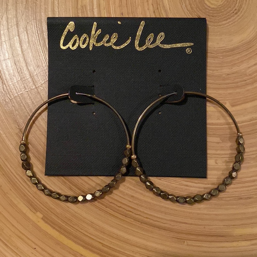 Cookie Lee Endless Hoop Earrings